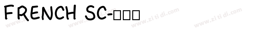 french sc字体转换